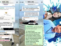 Chat Group WA OPD Bocor, Islah Subandi Disebut Hanya “Omon-Omon”