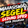 Mahasiswa Segel Gedung DPRD Kota Pasuruan, Persoalkan Anggaran Perawatan Rumah Dinas Rp522 Juta